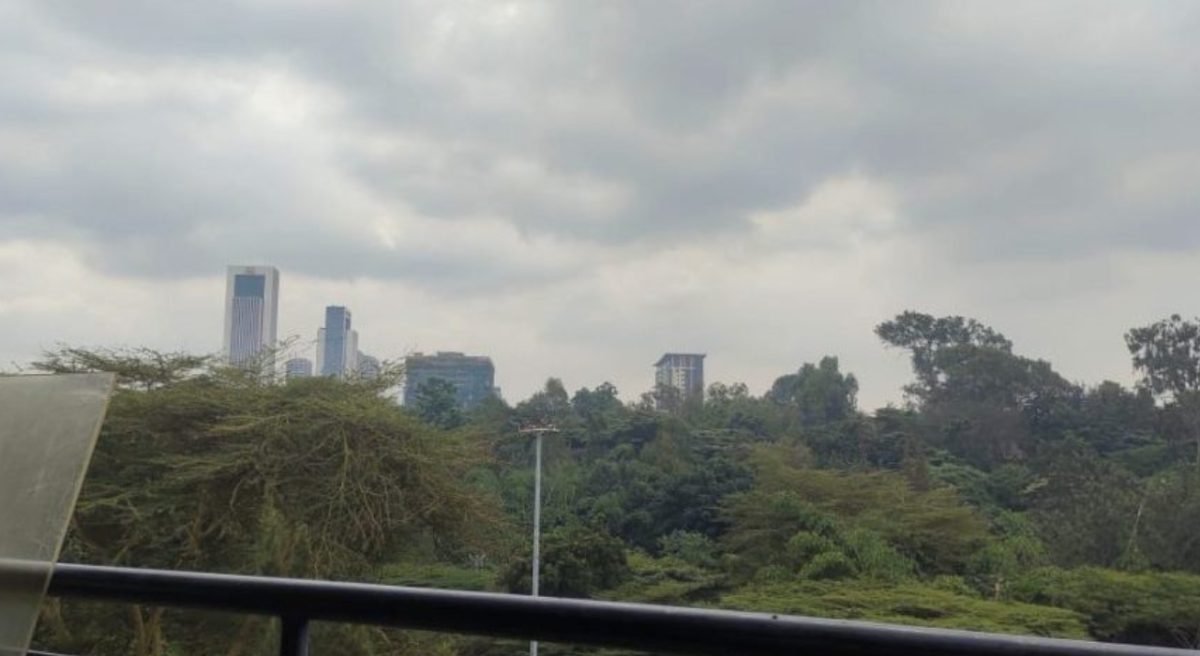 Cloudy weather in Nairobi. PHOTO/Lutta Njomo
