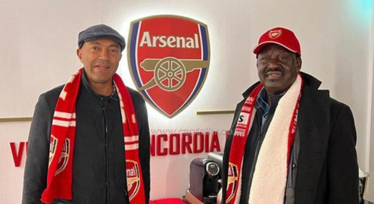 Kenyan Arsenal fans mourn Raila Odinga: He died before the dream