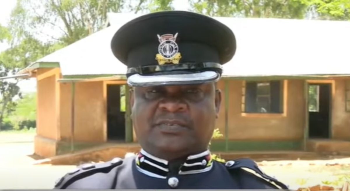 Bondo Sub-County Police Commander Robert Aboki. PHOTO/Screengrab by K24 Digital