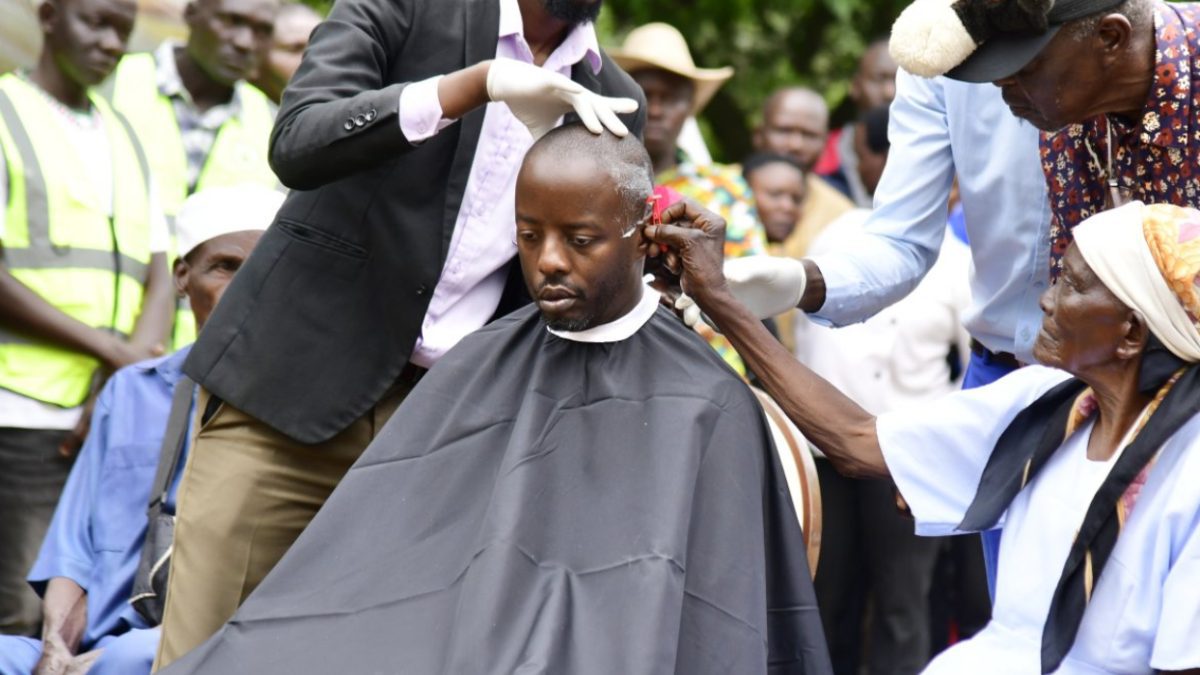 Why Raila Junior’s head-shaving is important cultural rite during family leadership handover