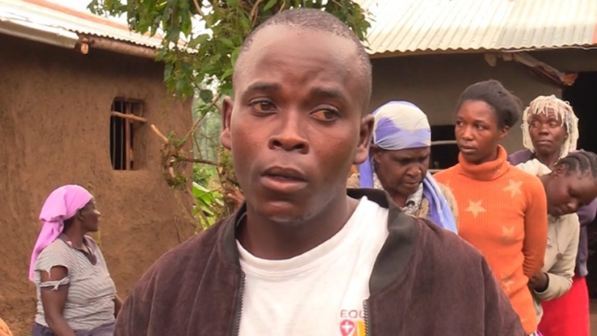 Patric Magunamu after release. PHOTO/Duncan Wanga