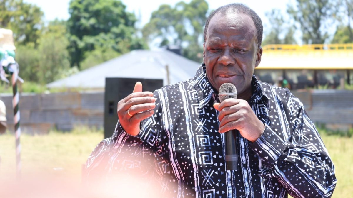 Co-operatives and Micro, Small and Medium Enterprises (MSMEs) Development CS Wycliffe Ambetsa Oparanya speaking at a past event. PHOTO/ Dr Wycliffe A. Oparanya @GovWOparanya/X