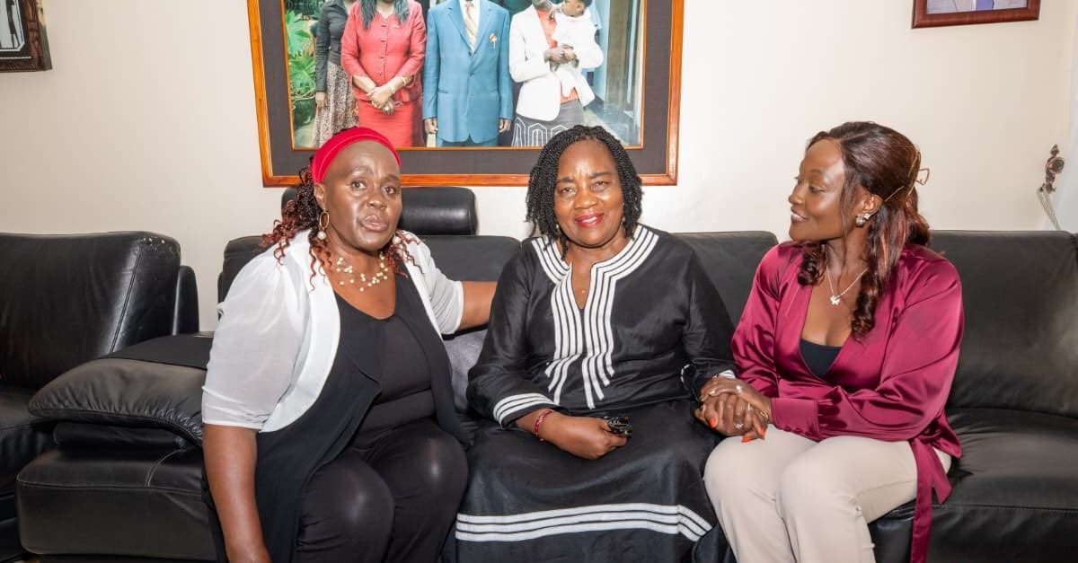 Late Nyeri governor Gachagua’s widow mourns Raila at Opoda farm