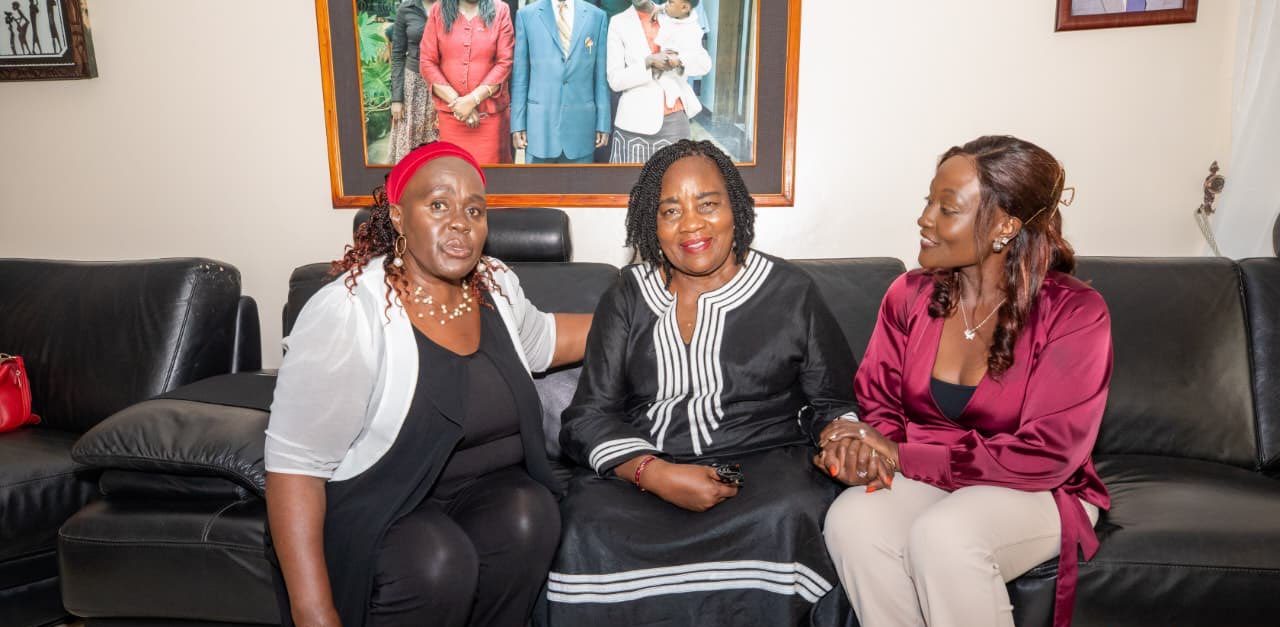 Late Nyeri governor Gachagua’s widow mourns Raila at Opoda farm