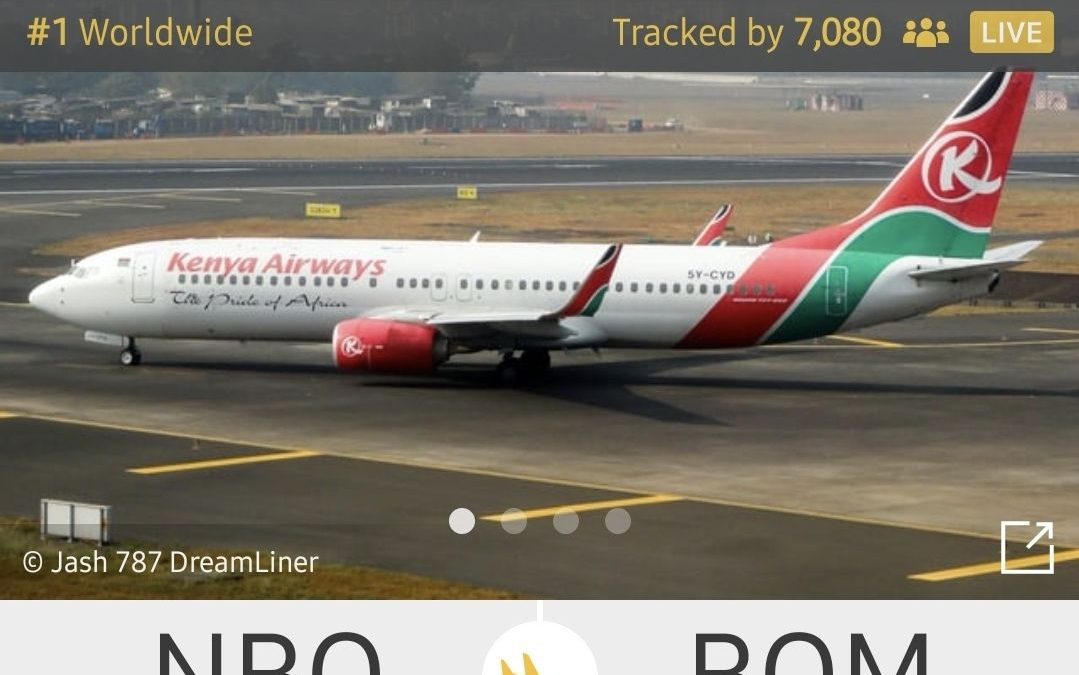 Most tracked flight: 7K follow KQ202 to India as Raila’s body is repatriated
