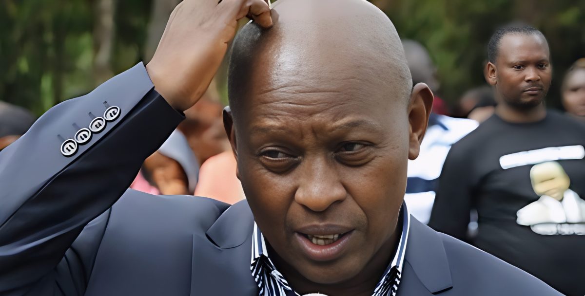 Nyeri Governor Mutahi Kahiga during a past event. PHOTO/Screengrab by K24 Digital