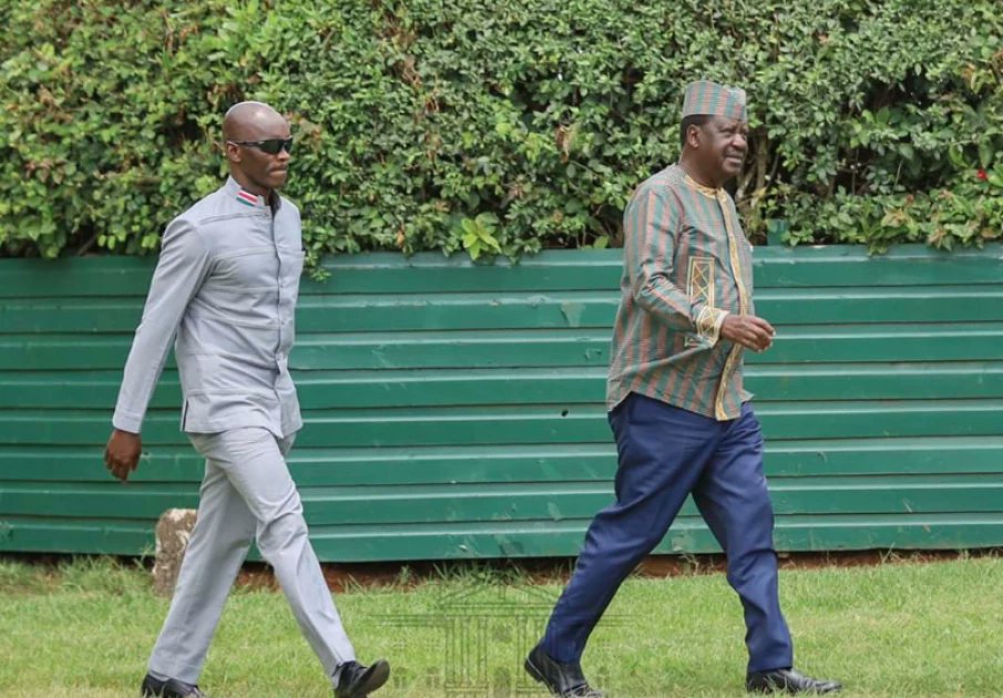 Ruto hints at giving Raila’s bodyguard Maurice Ogeta a new job