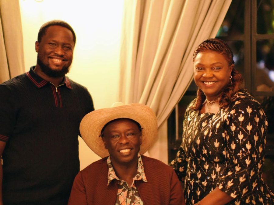Former Deputy President Rigathi Gachagua, Pastor Dorcas and their son during the 60th birthday celebration. PHOTO/@rigathi/X