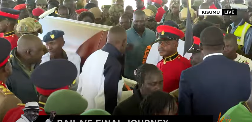 Emotional scenes as public viewing of Raila Odinga’s body starts in Kisumu