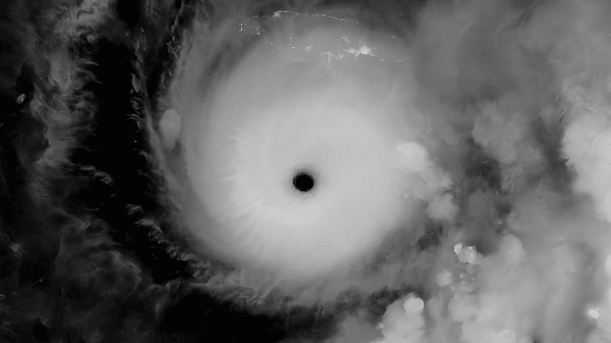 Stunning satellite imagery of Hurricane Melissa. PHOTO/@weatherdak/X