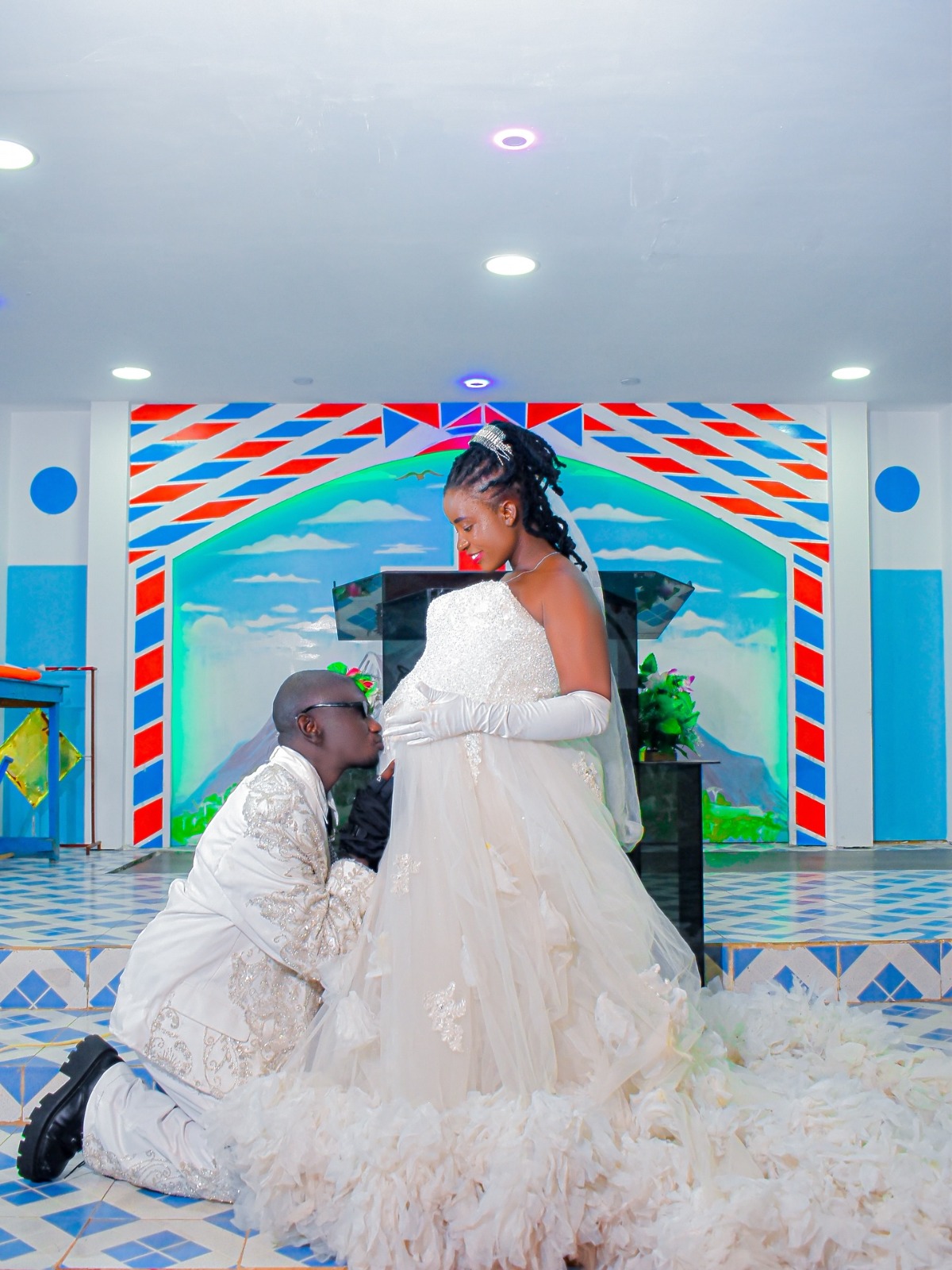 Stevo Simple Boy marries pregnant wife Brenda in beautiful church wedding