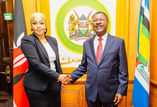 Wetang’ula meets widow of Zimbabwe’s former PM Elizabeth Macheka: What was discussed?