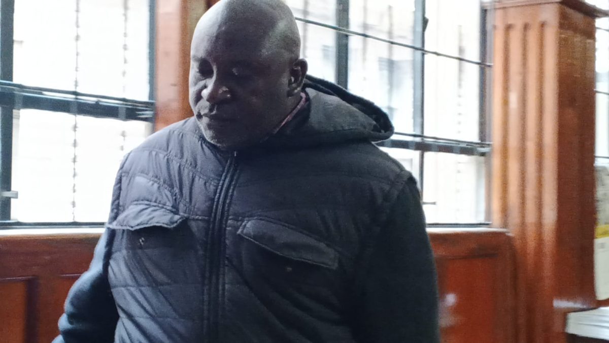 Kibera MP driver George Oduor when he appeared before Milimani Principal Magistrate Rose Ndombi on Monday, October 13, 2025.PHOTO/Zipporah Ngwatu