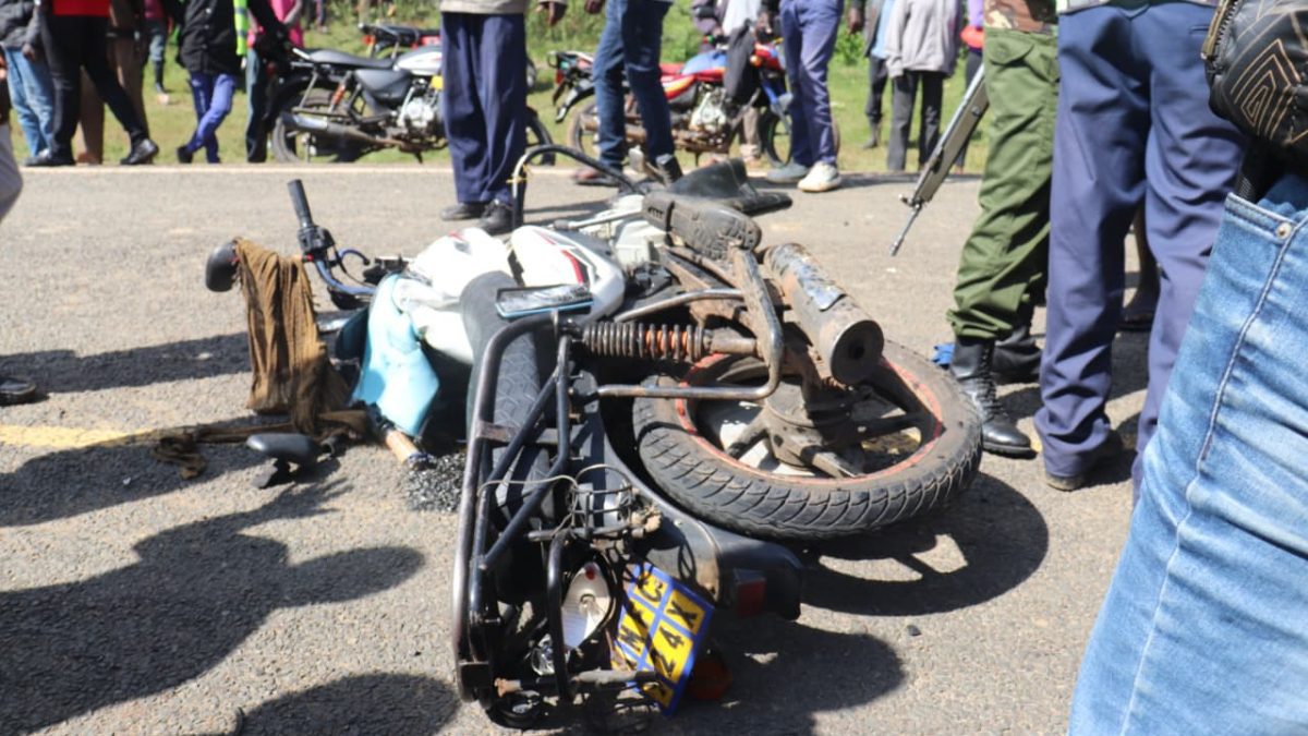 Bodaboda rider dies after head-on collision with police car