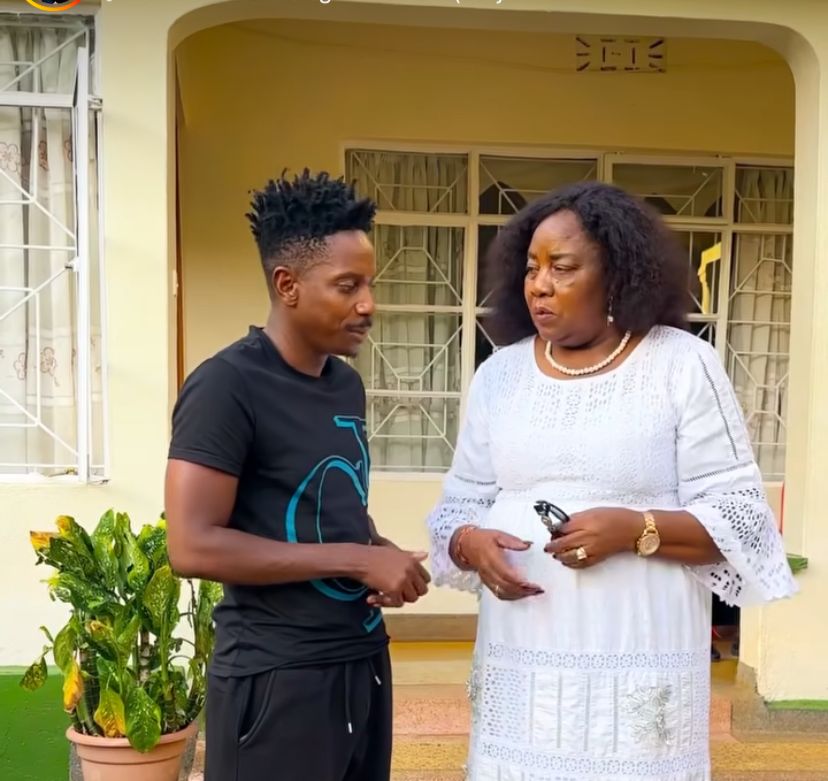 Eric Omondi emotional after visiting Mama Ida and viewing Raila’s grave