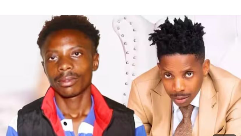 Eric Omondi's lookalike during a past interview. PHOTO/Screengrab by K24 Digital. 