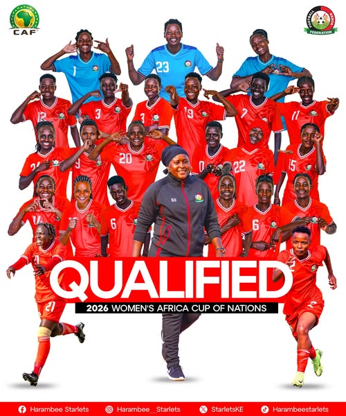 Group photo template of Harambee Starlets. PJOTO/Harambee Starlets
