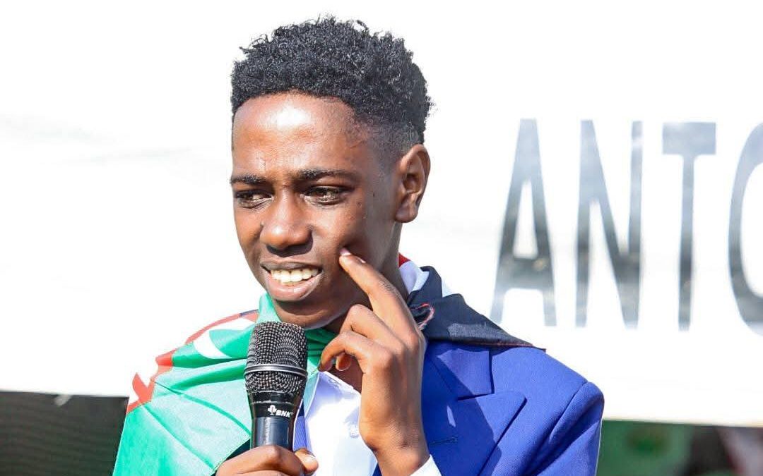 Kaluma Boy posing for a photo during a recent event. PHOTO/https://web.facebook.com/profile.php?id=100077096628748