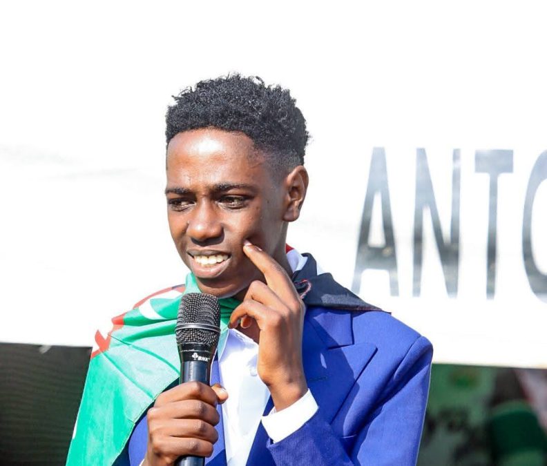 Kaluma Boy posing for a photo during a recent event. PHOTO/https://web.facebook.com/profile.php?id=100077096628748