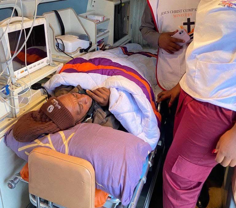 Kaluma Boy’s father finally moved to a mission hospital