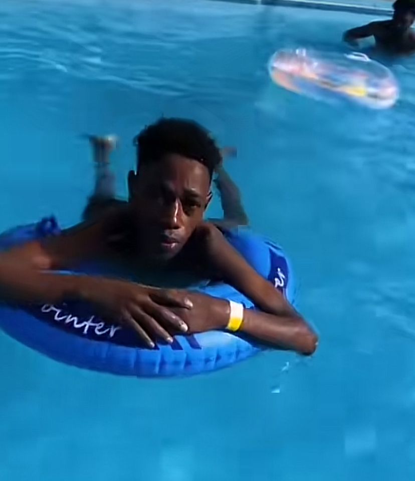 Kaluma Boy shows off swimming skills as he celebrates rise from hardship