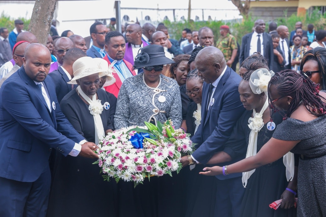 Police IG Douglas Kanja’s father laid to rest in emotional ceremony