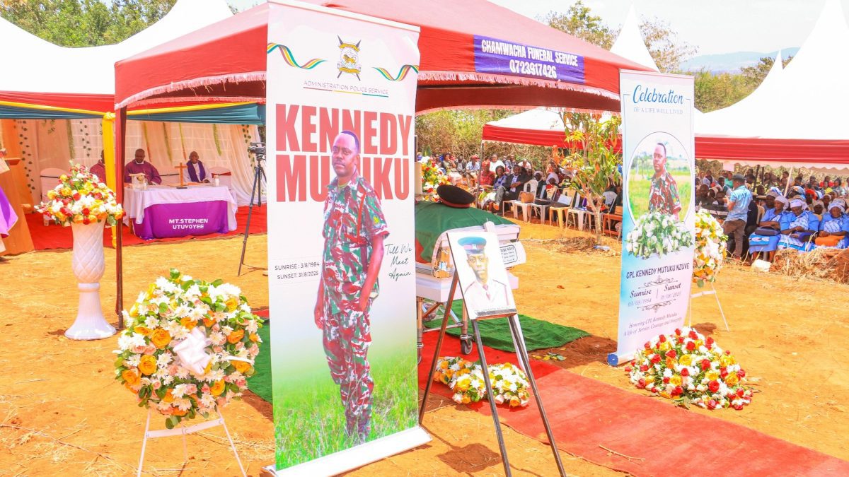 Kenyan officer killed in Haiti laid to rest in emotional Machakos ceremony
