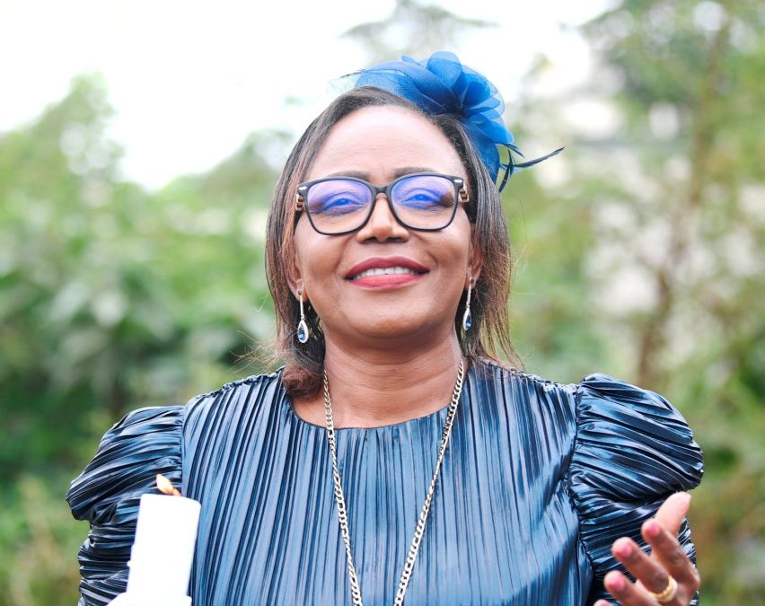 Evangelist Lucy Wa Ngujiri during a past event. PHOTO/https://web.facebook.com/profile.php?id=100043923709395