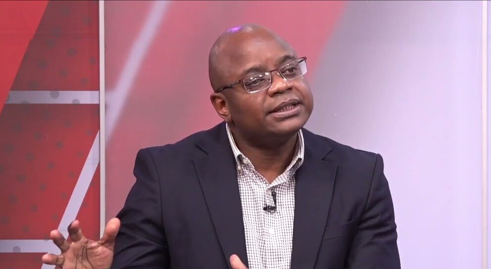 Governance analyst Dismas Mokua during a past TV show. PHOTO/Screengrab by K24 Digital