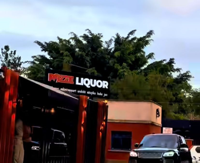 Willy Paul's liquor store based along Mirema Drive. PHOTO/willy.paul.msafi/Instagram