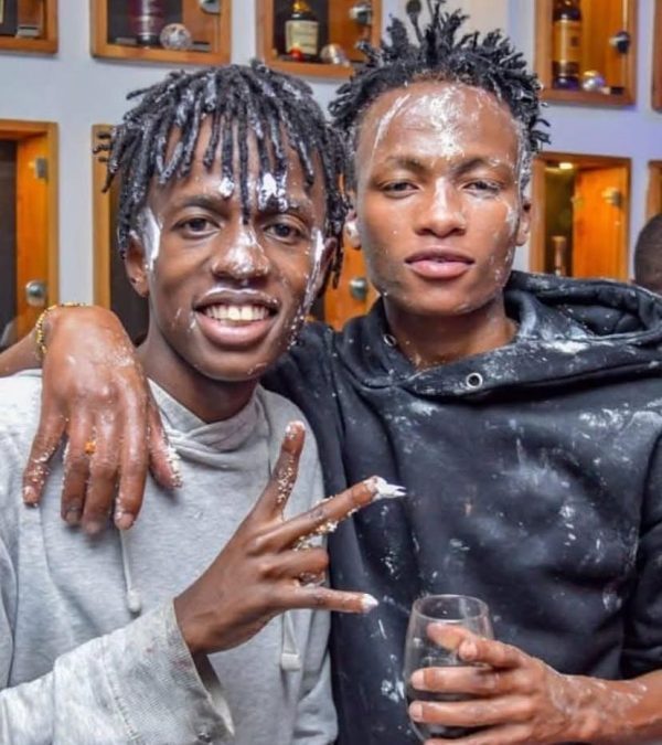Shalkido posing with his best friend Kartello during a past event. PHOTO/@kartello.official/Instagram