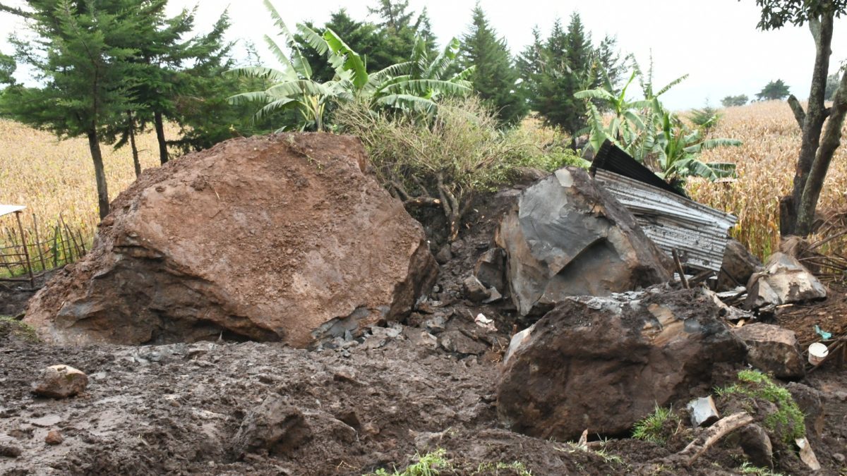 Elgeyo Marakwet rockslide kills grandmother, child at home
