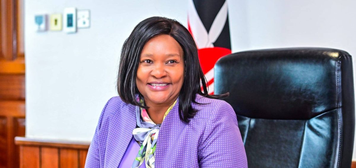 CS Rebbeca Miano during a past media presser. PHOTO/https://www.facebook.com/mianorebecca