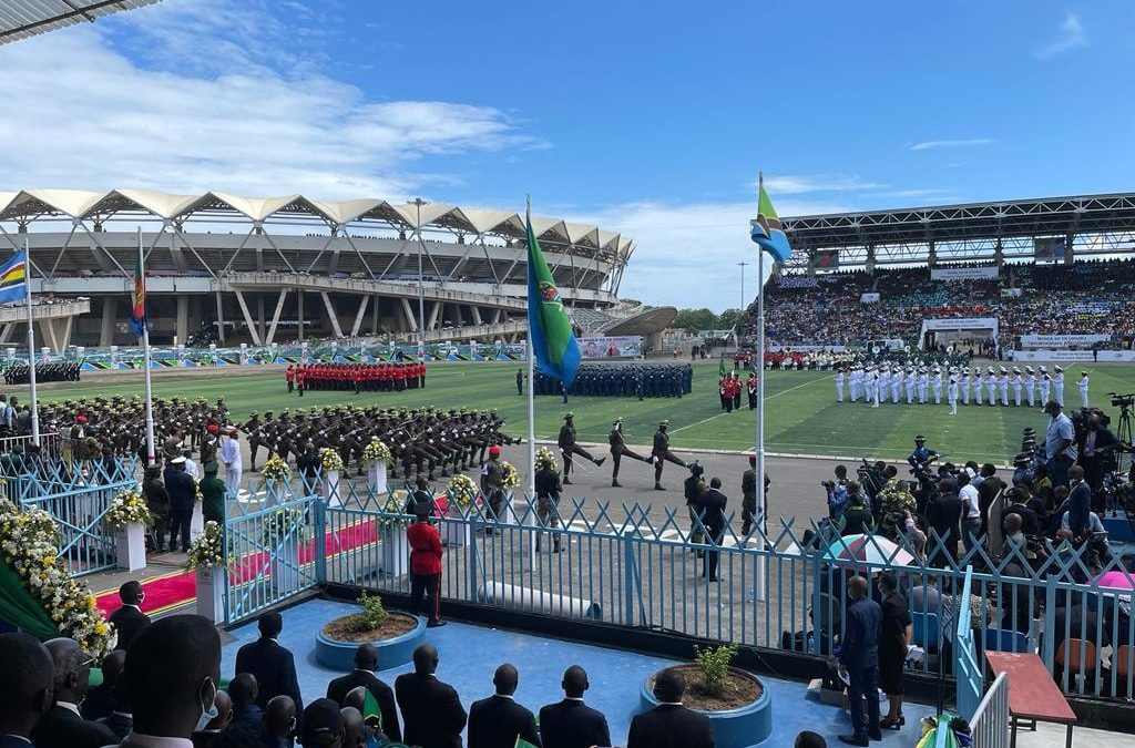 Tanzanians react to Samia Suluhu’s restricted and highly guarded swearing-in