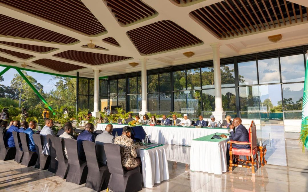 President William Ruto meets AU officials at State House on November 11, 2025. PHOTO/President William Ruto at State House. PHOTO/https://www.facebook.com/williamsamoei