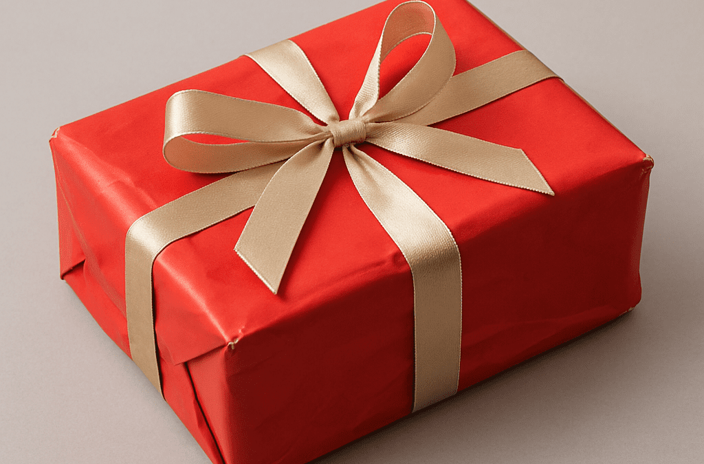 A well-wrapped gift box. PHOTO/ChatGPT