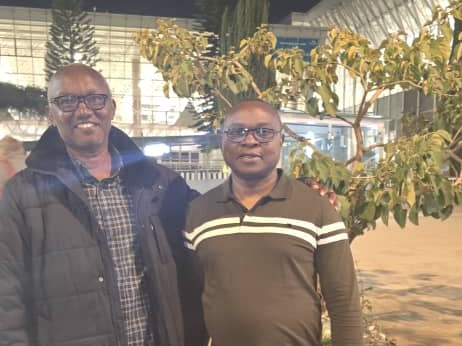 Samuel Njagi after arriving at JKIA on November 5. PHOTO/@OPCS/X