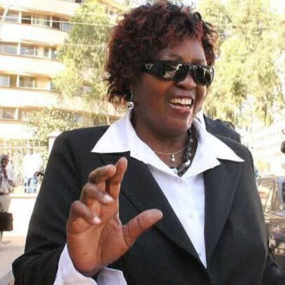 Beryl Achieng, the late former Prime Minister Raila Odinga’s younger sister. PHOTO/@gladyswanga/X

