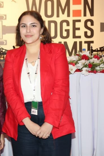 Lawyer Mahnoor Omer during a past event. PHOTO/@learningwithmahnoor/Instagram