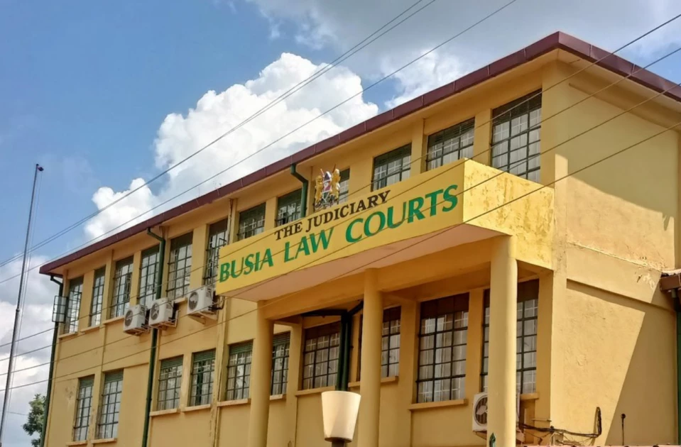 A view of Busia Law Courts. PHOTO/Screengrab by K24 Digital