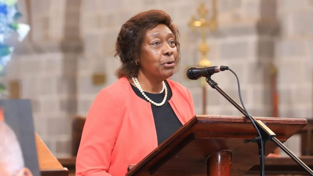 Former Kitui Governor Charity Ngilu spealks during a past event. PHOTO/https://www.facebook.com/mamangilu/
