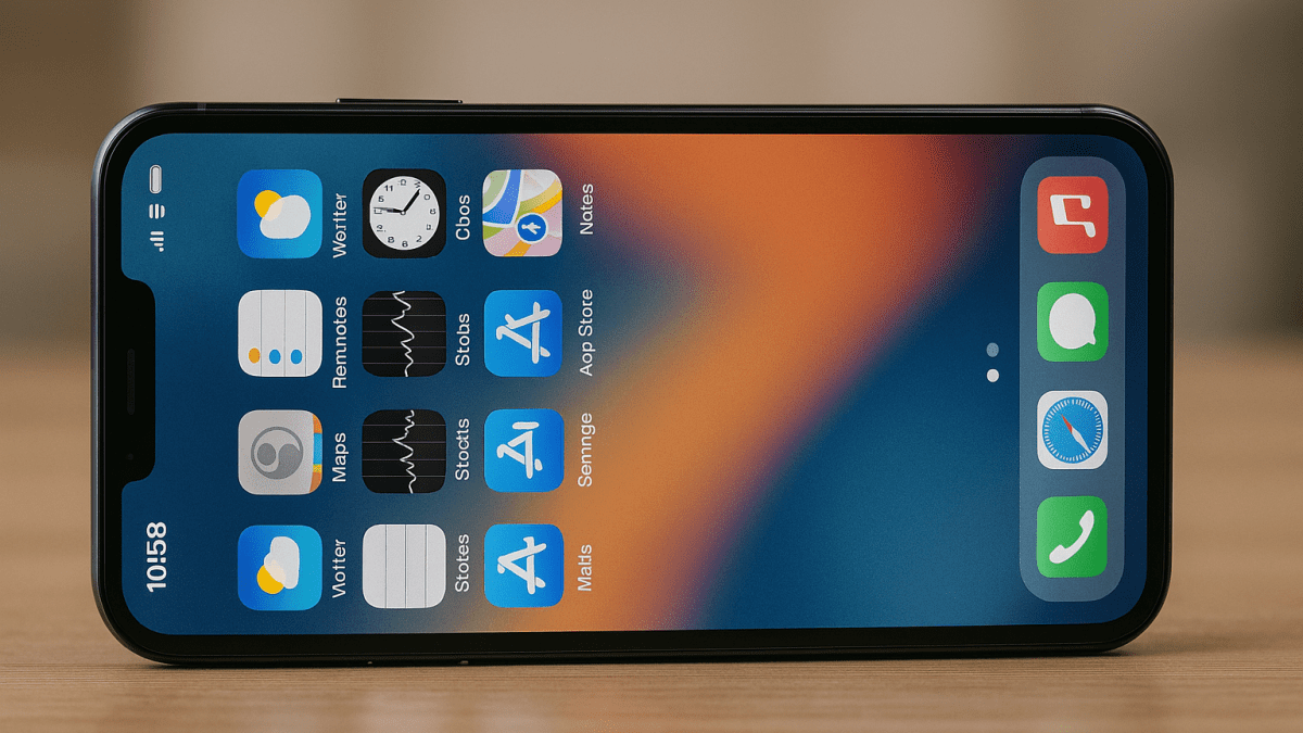 AI-generated image of a fake smartphone. PHOTO/Photo generated by AI