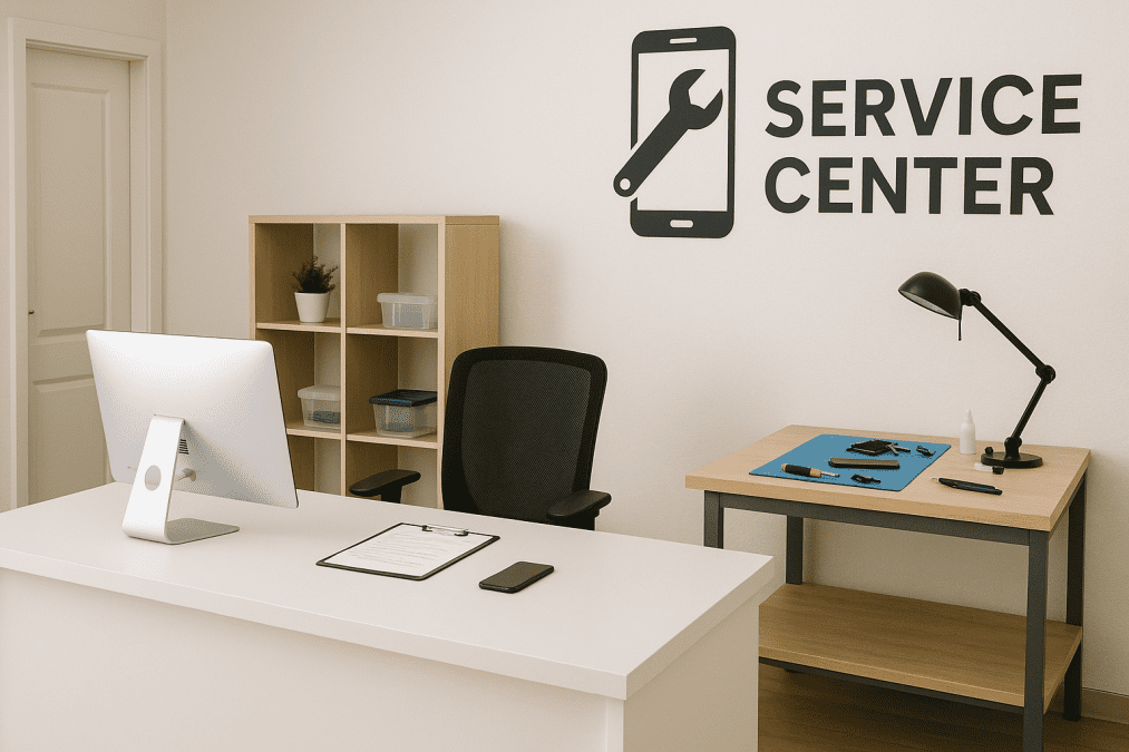 AI-generated image of a service center. PHOTO/ChatGPT