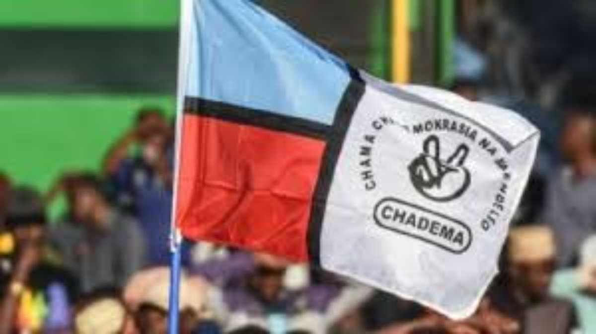 The CHADEMA party flag. PHOTO/https://web.facebook.com/profile.php?id=61557213857052