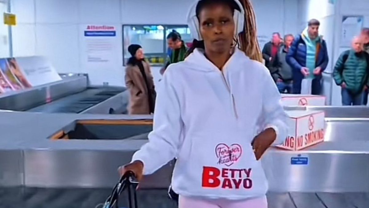 Forever in our hearts: Shiru Stuart returns to UK clad in Betty Bayo merchandise