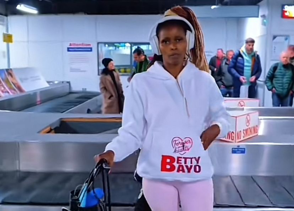 Forever in our hearts: Shiru Stuart returns to UK clad in Betty Bayo merchandise