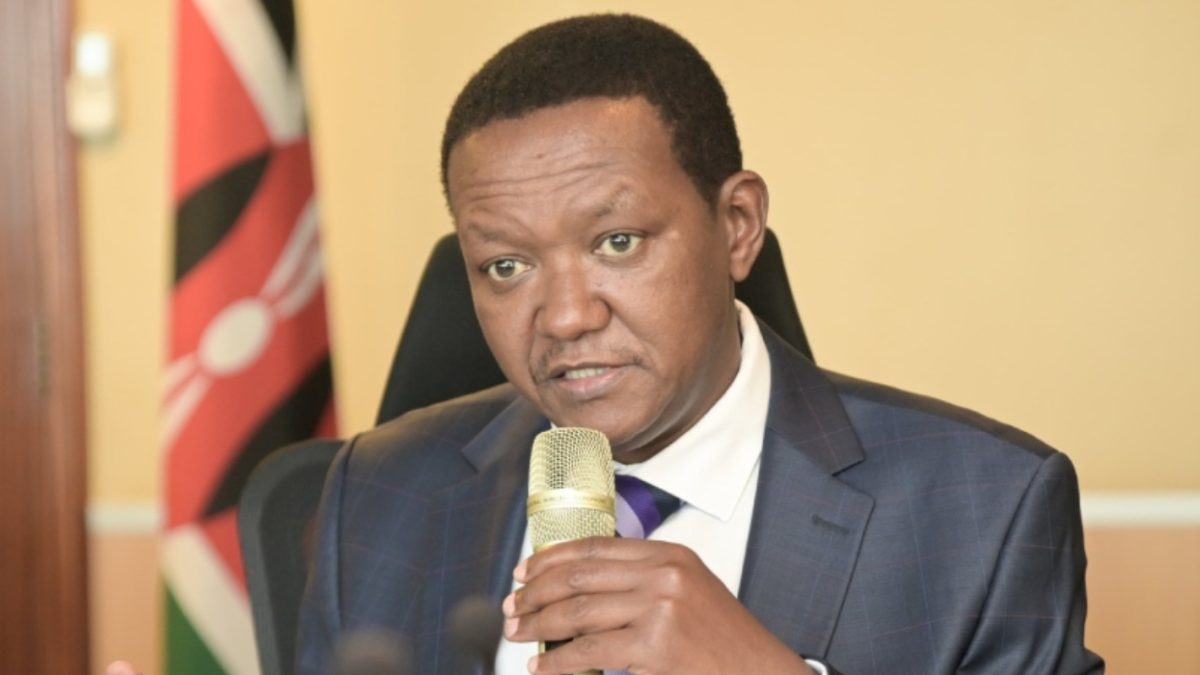 Labour CS Alfred Mutua. PHOTO/@DrAlfredMutua/X