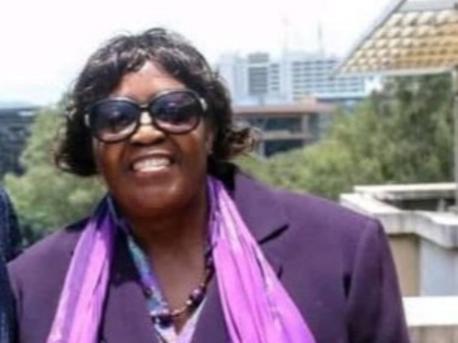 The late Raila Odinga's younger sister Beryl Achieng. PHOTO/@MajimajiKenya/X