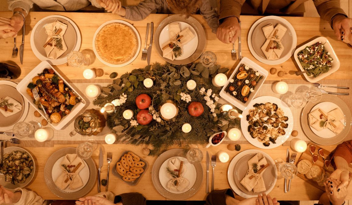 A table of food. Image used to illustrate the story.PHOTO/Pexels