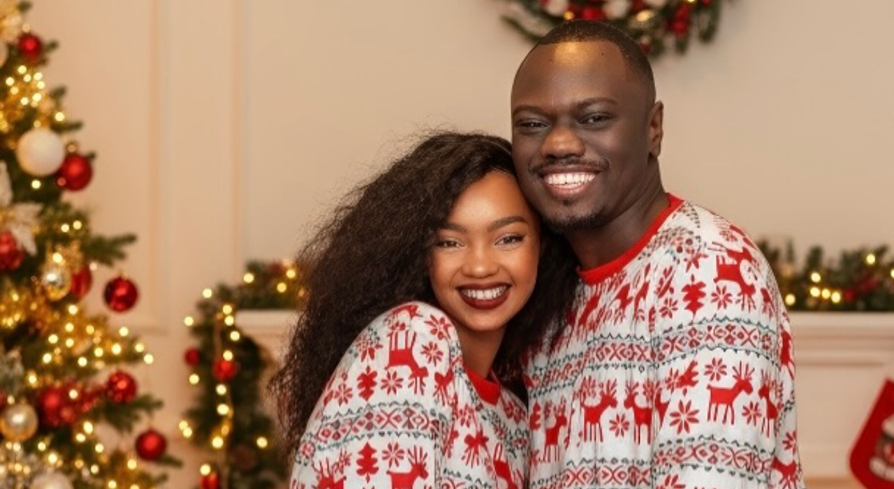 Butita appears in matching pyjamas with his girlfriend despite saying he would never